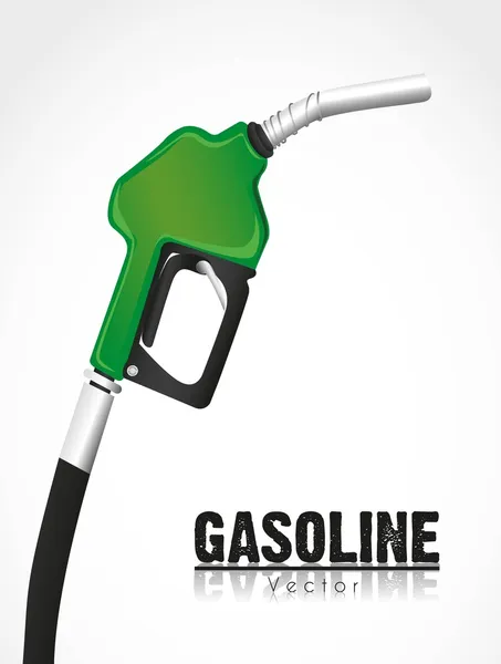 Grönt bränslepump — Stock vektor