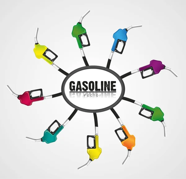 Gasoline dispensers — Stock Vector
