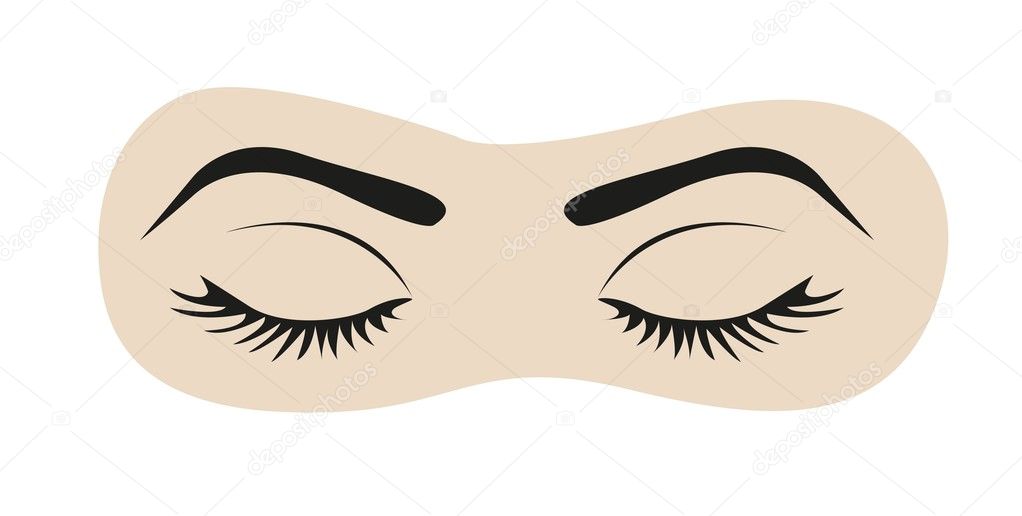 Cartoon eyes closed Cut Out Stock Images & Pictures - Alamy