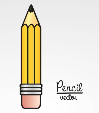 delineated pencil clipart