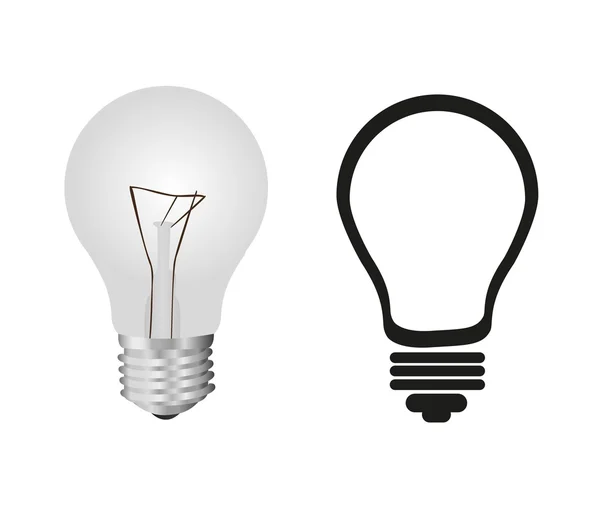 Luz da lâmpada —  Vetores de Stock