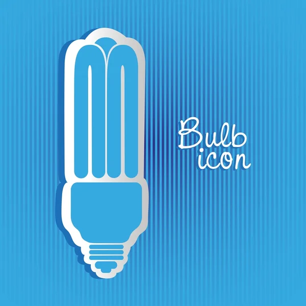 Étiquette d'ampoule de sauvegarde — Image vectorielle