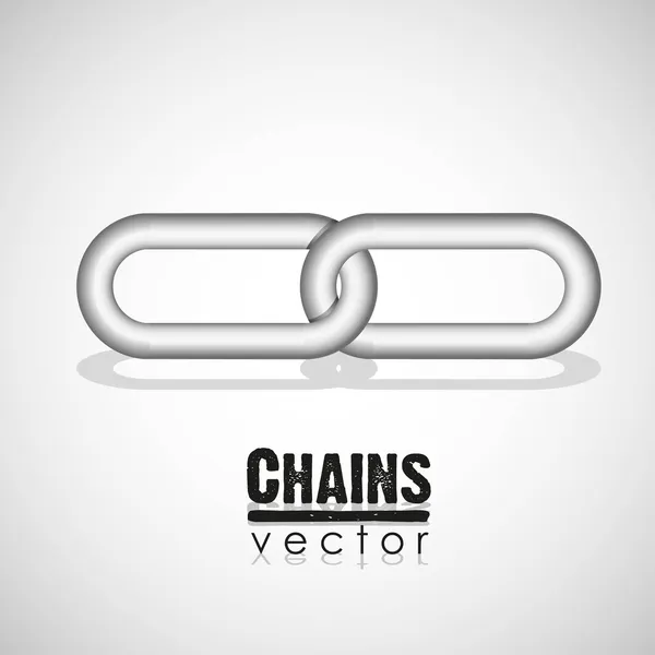 Concept de maillon de chaîne — Image vectorielle