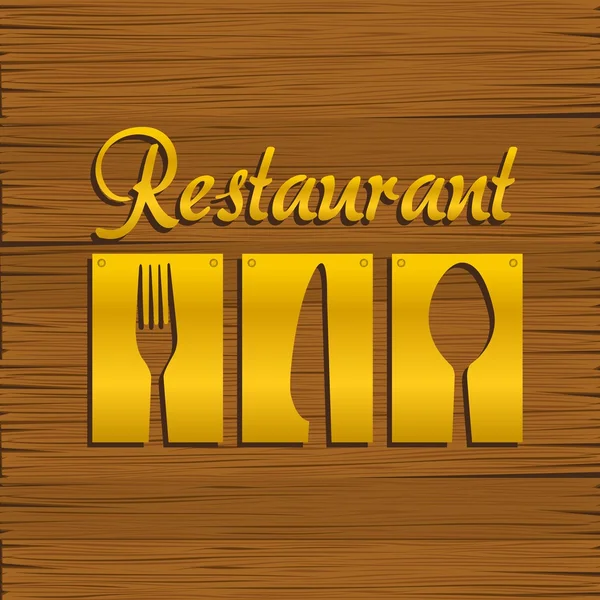 Restaurant background — Stock Vector