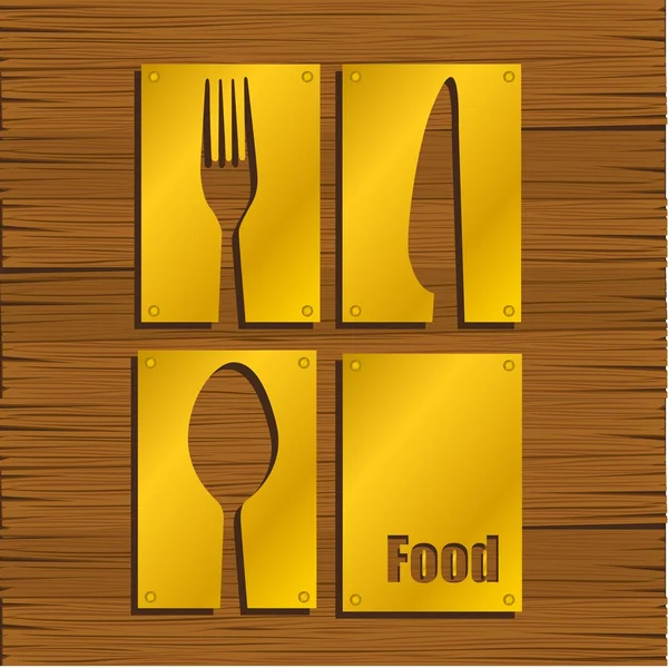 Restaurant background — Stock Vector