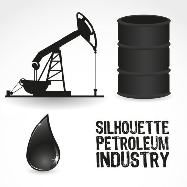 icons in the oil industry clipart