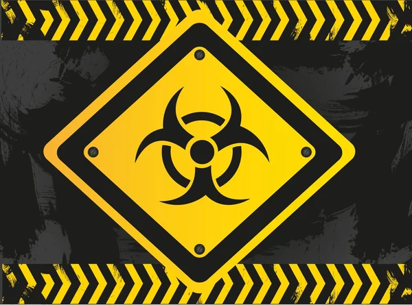 Biohazardteken — Stockvector