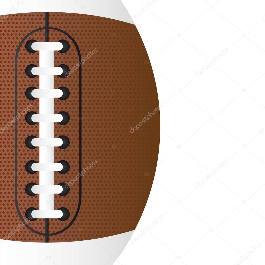 american football lace vector