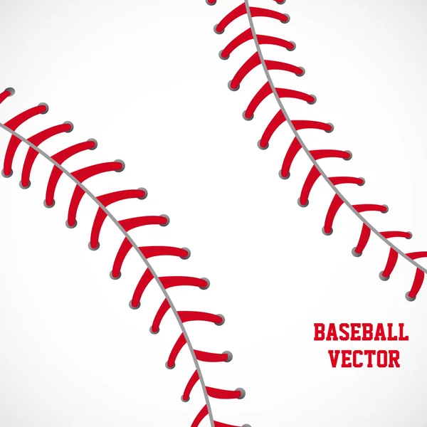 Baseball texturé — Image vectorielle