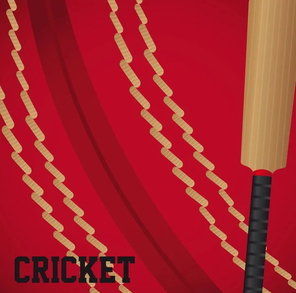 Vettore di cricket — Vettoriale Stock