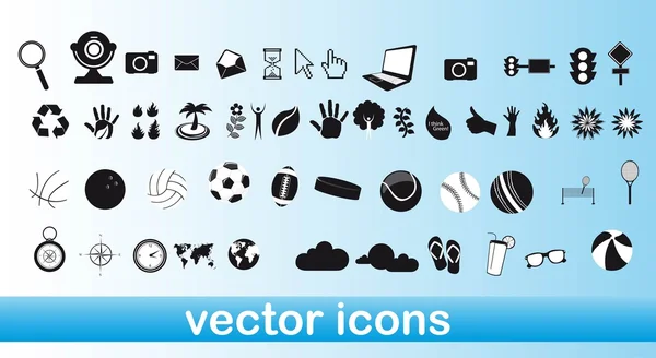 Iconos vectoriales — Vector de stock