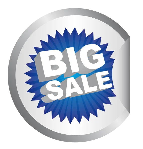 Big sale tag — Stock Vector