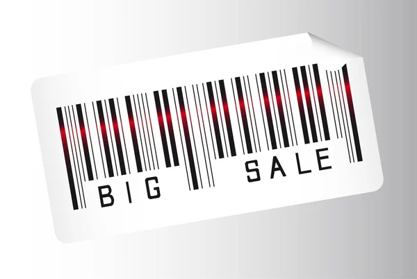 Big sale bar code — Stock Vector