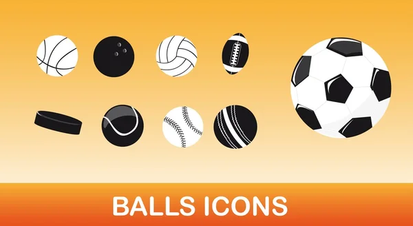 Icônes boules — Image vectorielle