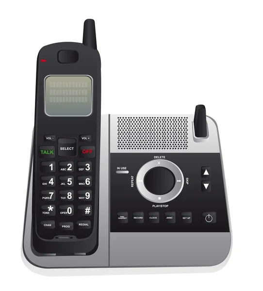 Telefon bezprzewodowy — Wektor stockowy
