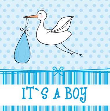 baby shower card clipart