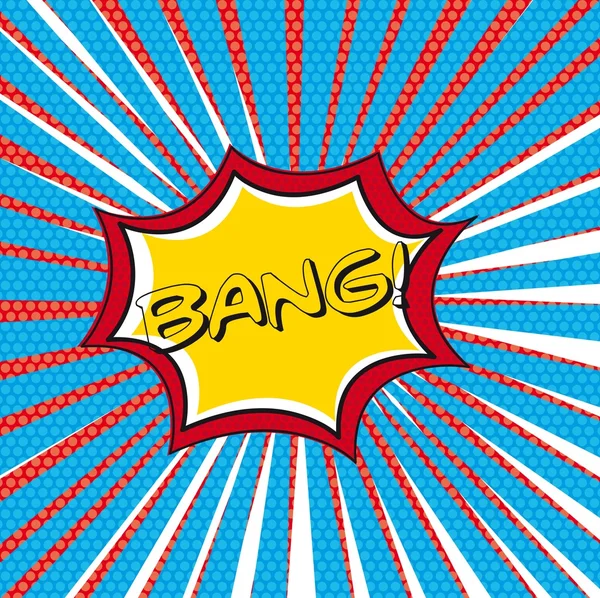 Bang comic — Stock Vector