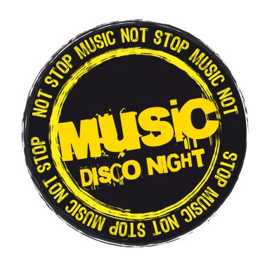 not stop music clipart