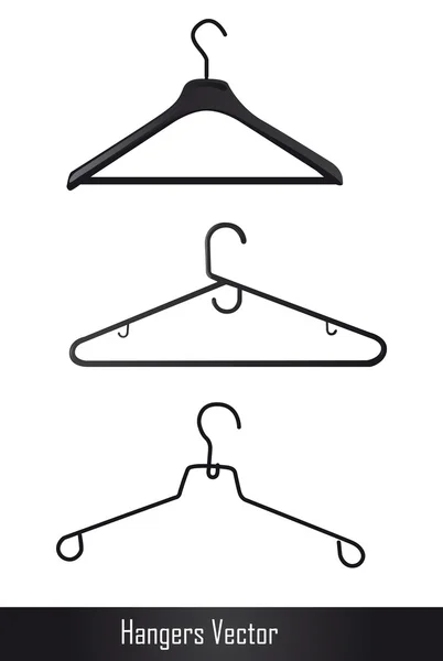 Hangers vector — Stock Vector