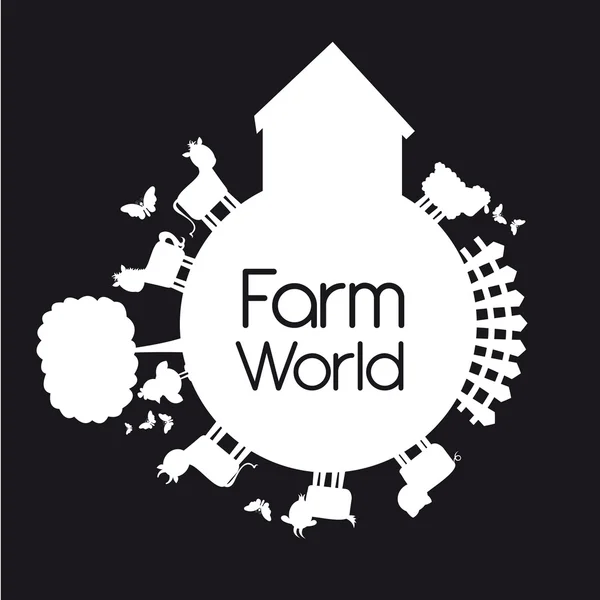 Farm world — Stock Vector