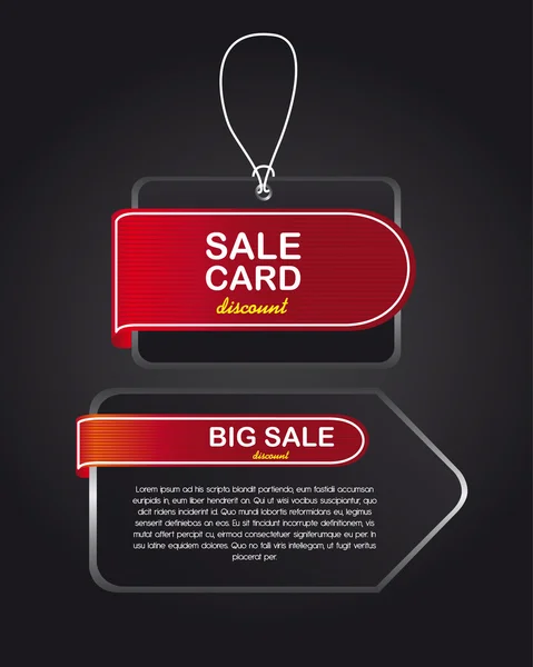 Big sale tags — Stock Vector
