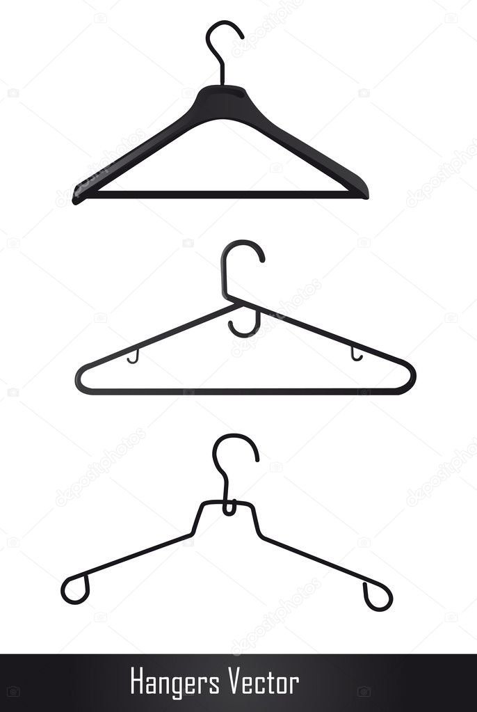 hangers vector