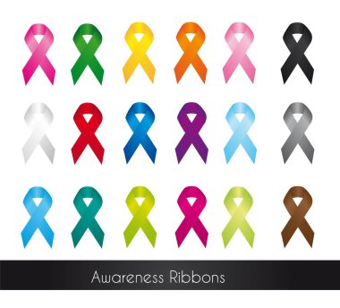 awareness ribbons clipart