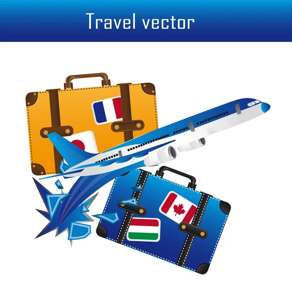 Utazási vektor — Stock Vector
