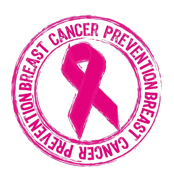 Prevención del cáncer de mama — Archivo Imágenes Vectoriales