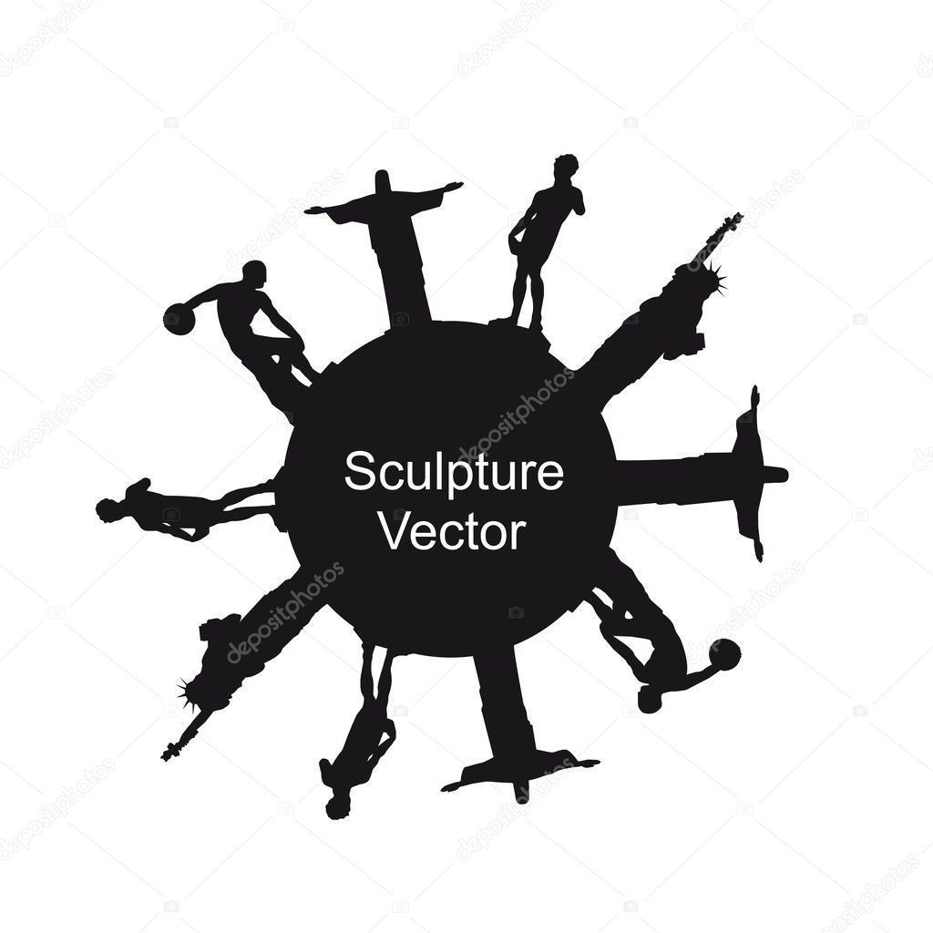 Sculpture vector