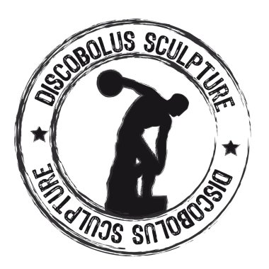 discobolus sculpture clipart