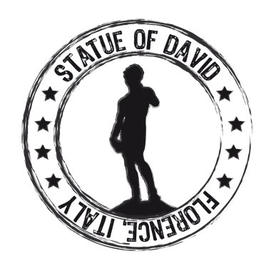 statue of david clipart