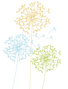 dandalions clipart