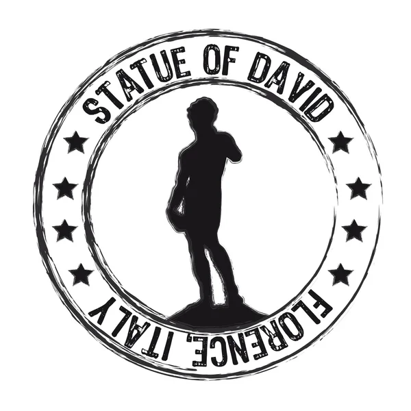 stock vector statue of david