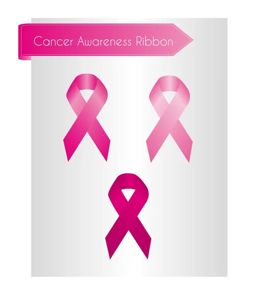 Ruban de cancer — Image vectorielle
