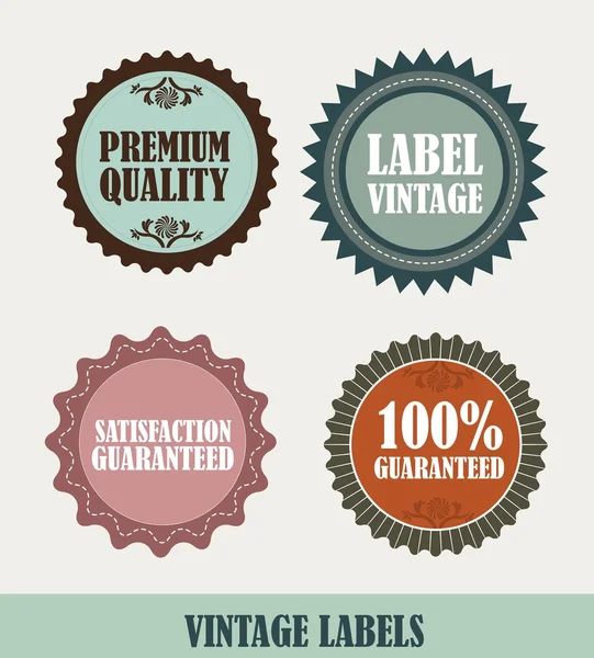 Vintage labels — Stock Vector