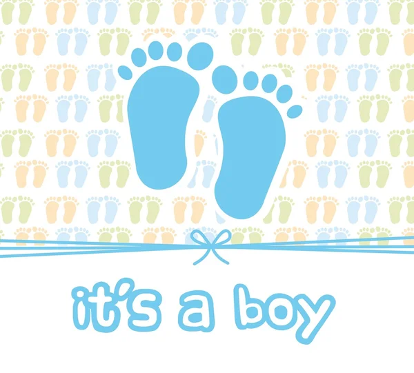 It is a boy — Stock Vector