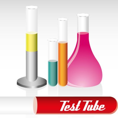 değişik test tüpleri kümesi