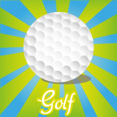 Golf topu renk hatları