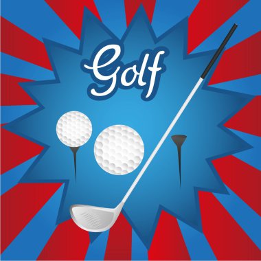 golf elements background clipart