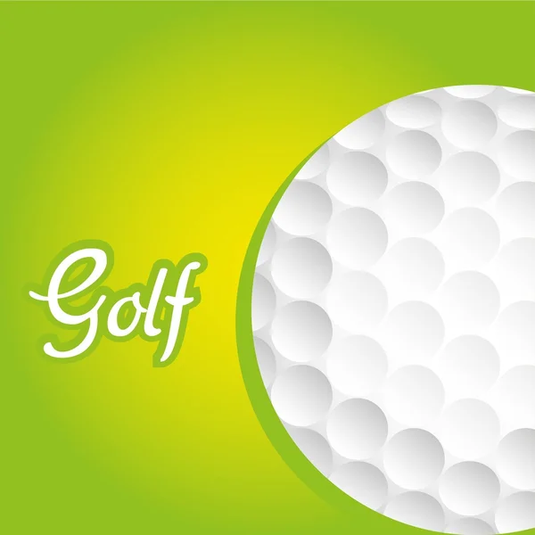 Golf ball background — Stock Vector