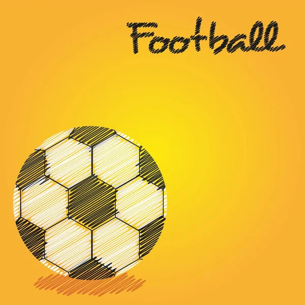 Bola de futebol fundo —  Vetores de Stock