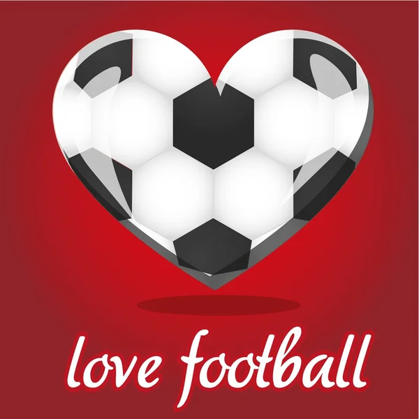 Μου αρέσει το ποδόσφαιρο — Διανυσματικό Αρχείο