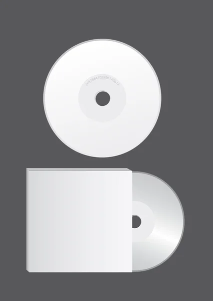 Vector de CD en blanco — Vector de stock