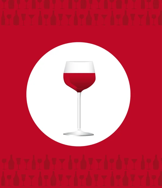 Viinikuppi — vektorikuva