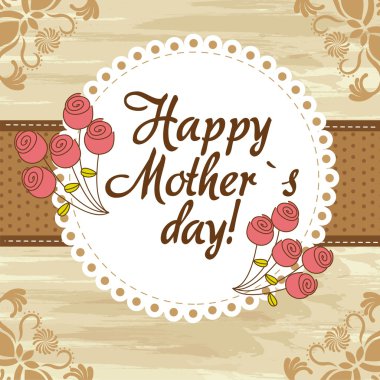 Happy mother day clipart