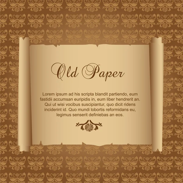 Old paper — Stock Vector