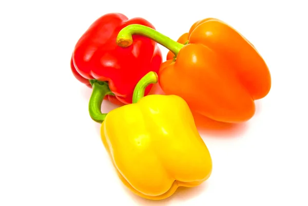 Tři papriky — Stock fotografie