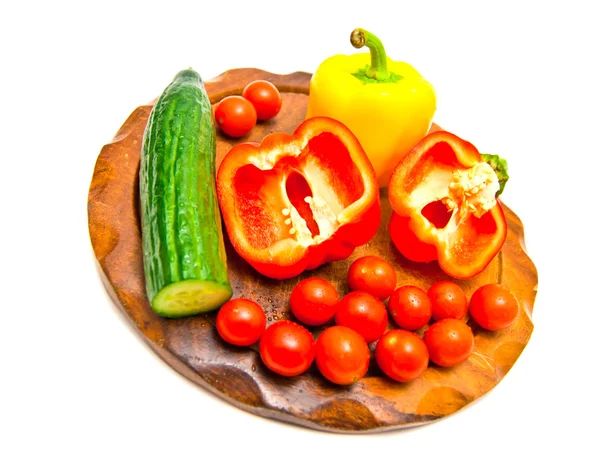 Verduras en una tabla de cortar — Foto de Stock