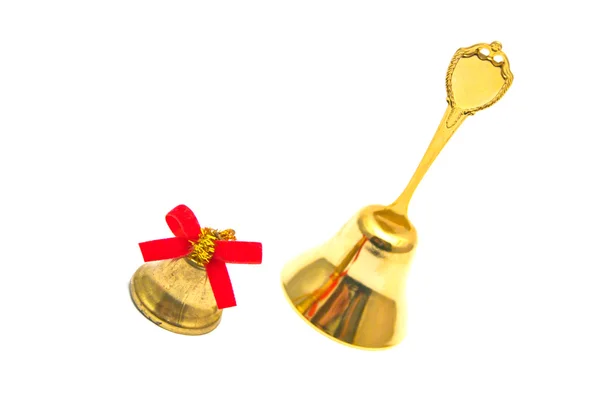 Two gold bells — Stock Photo, Image